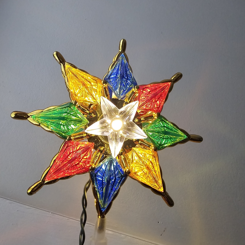 Multicolor Star Tree Topper - Picture 4 of 4